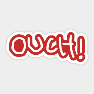 Ouch Chad Sticker